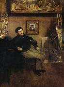 Edgar Degas The Man in the studio oil painting picture wholesale